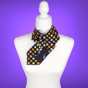 Ogsplosh Women's Ascot Scarf Polka Dots And Elvis